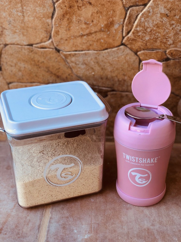 Twistshake Insulated Food Container 350ml Pastel Pink - Twistshake