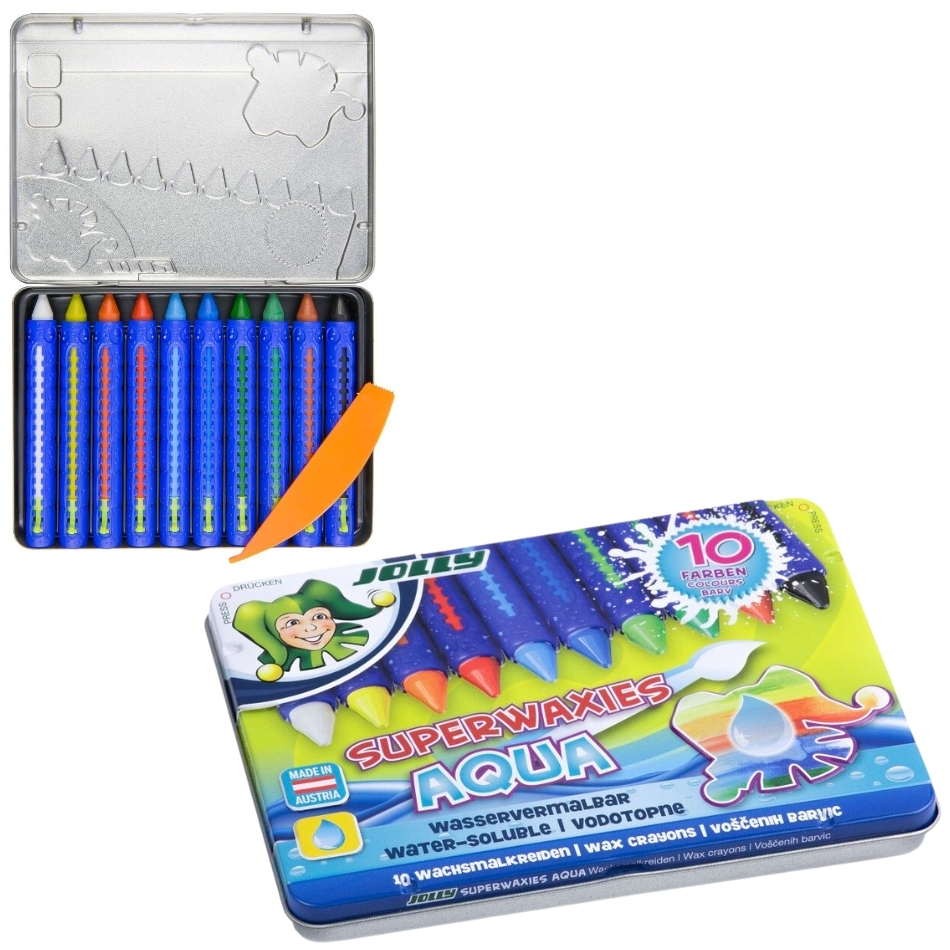 Jolly Super-Waxies Water-Soluble Crayons