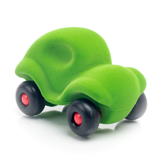 Samochód sensoryczny zielony z kauczuku Rubbabu