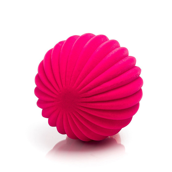 Piłka sensoryczna XL paski różowa Rubbabu