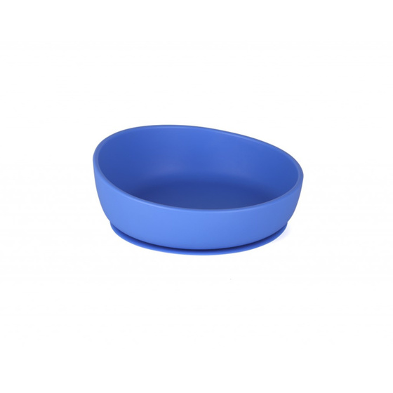 Miseczka talerzyk do nauki jedzenia BLW niebieska Doidy Bowl