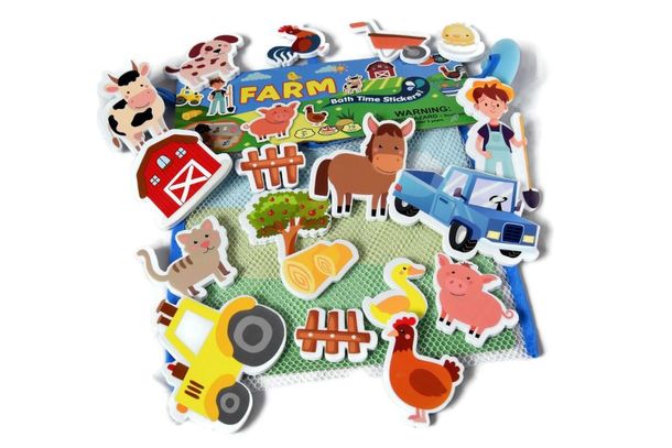 Naklejki wodne do wanny farma Barney & Buddy