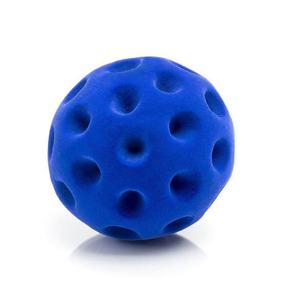 Piłka sensoryczna XL golfowa niebieska Rubbabu