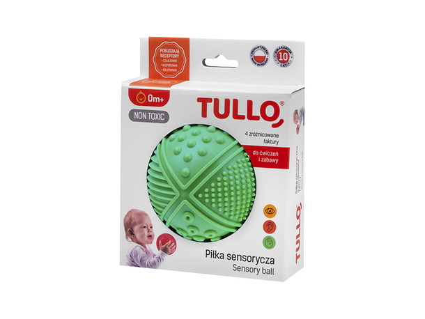 Piłka sensoryczna zielona Tullo