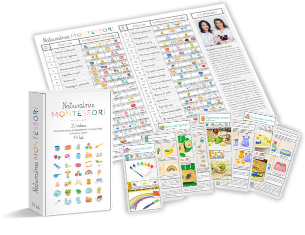 Naturalnie Montessori - 35 zabaw kształtujących rozwój i samodzielność dziecka APIPAPI