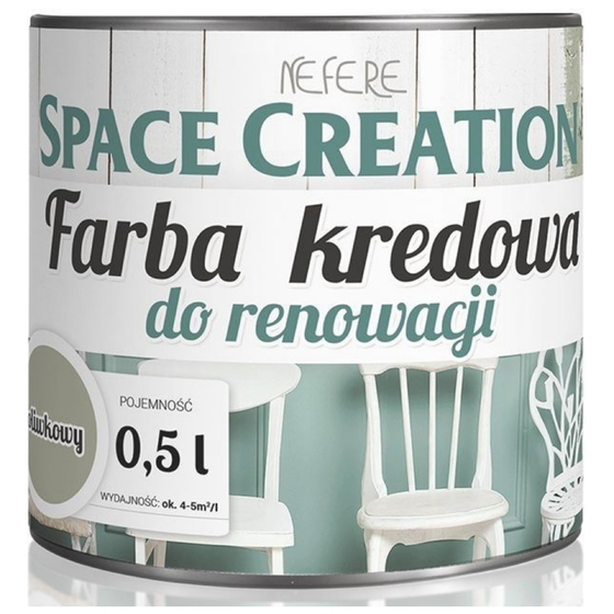 Farba kredowa do renowacji oliwkowy 0,5 L Space Creation
