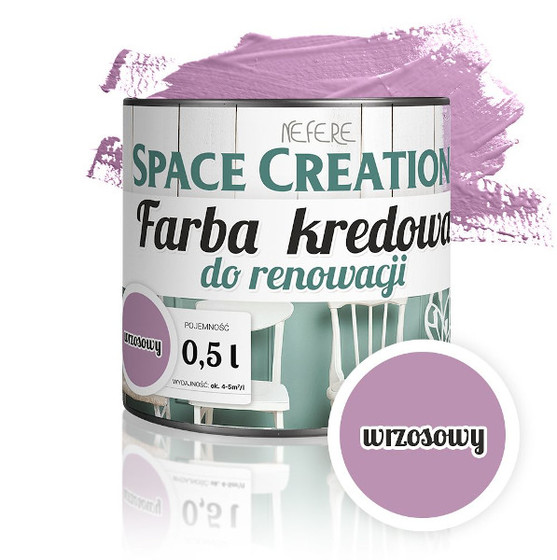 Farba kredowa wrzosowa 0,5 L Space Creation