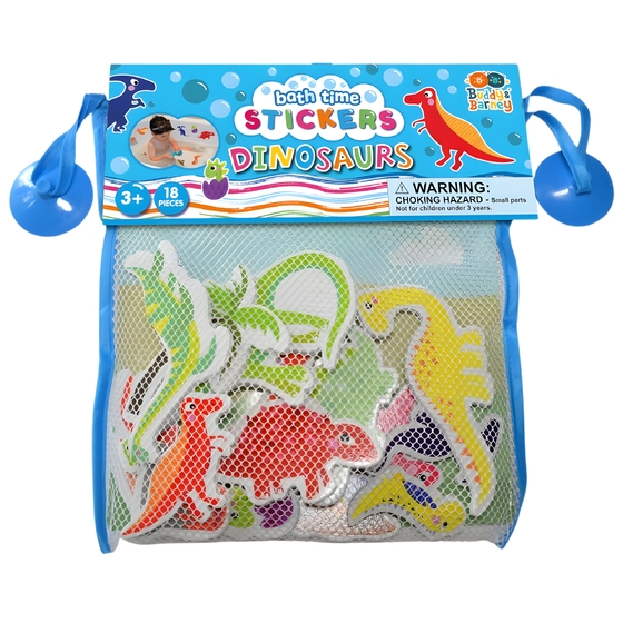 Naklejki do kąpieli dinozaury Barney & Buddy