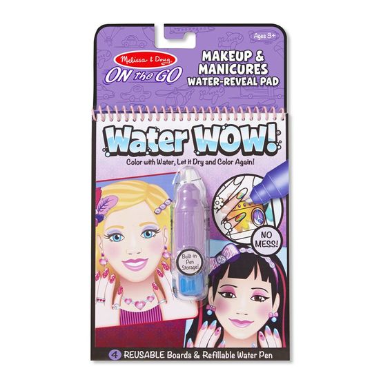 Kolorowanka wodna WaterWoW - makijaż i manicure Melissa&Doug