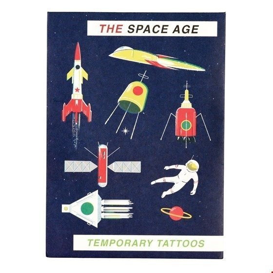 Tatuaże zmywalne dla dzieci kosmos Rex London