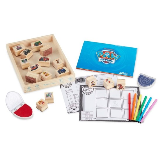 Duży zestaw stempelków dla dzieci Psi Patrol Melissa&Doug