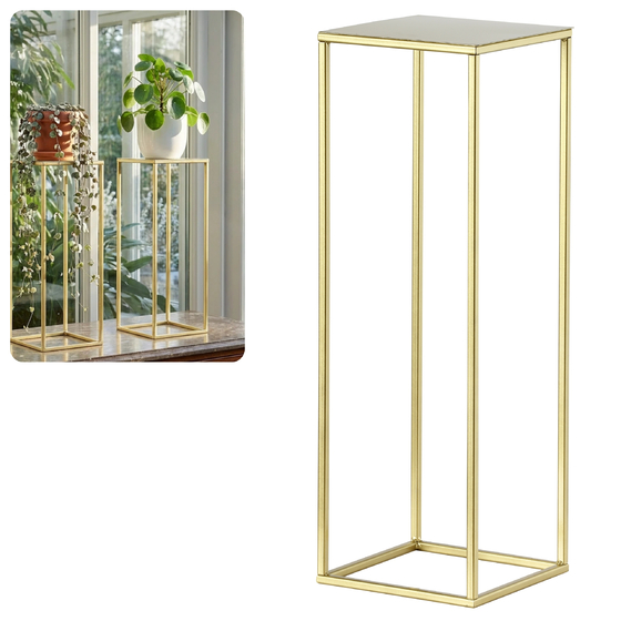 Kwietnik stojący metalowy stojak na kwiaty na jedną doniczkę PREMIUM 60 cm