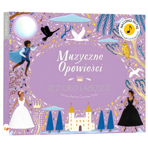 Muzyczne opowieści Jezioro Łabędzie Książka dźwiękowa Apipapi