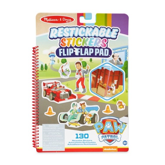 Psi Patrol naklejki wielokrotne flip-flap misje klasyczne Melissa&Doug