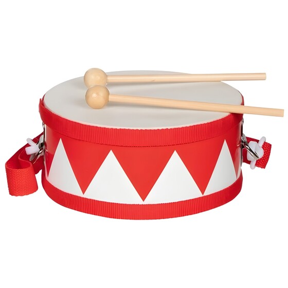 GOKI  Bębenek biało-czerwony  