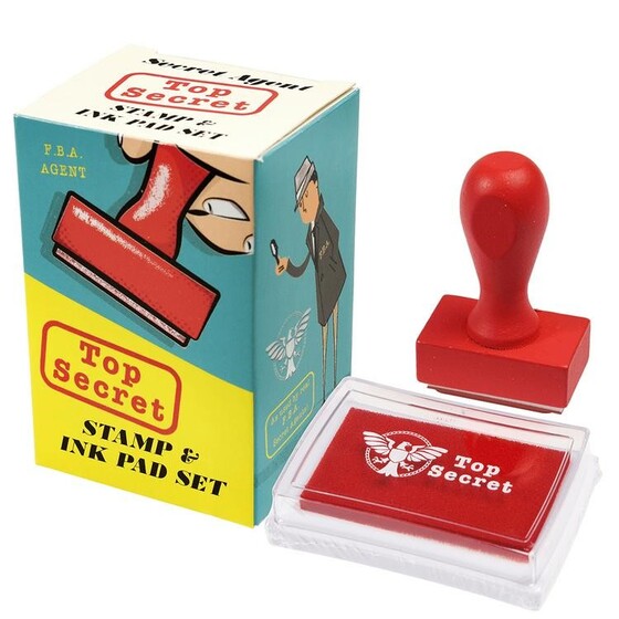 Stempel dla dzieci z tuszem Top Secret Rex London