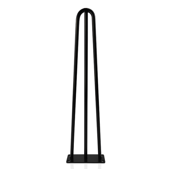 Noga do stolika metalowa Hairpin trójnoga TP 40cm czarna
