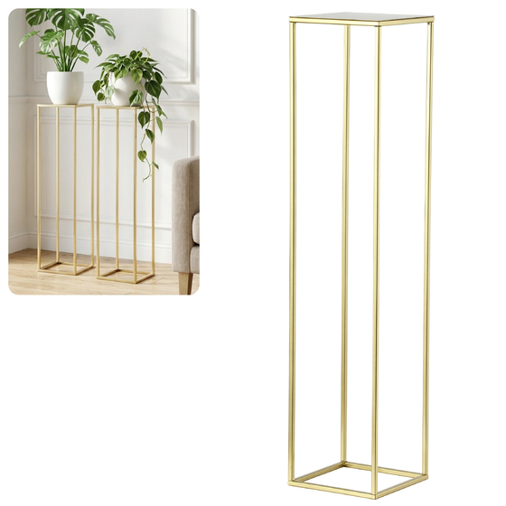 Kwietnik stojący metalowy stojak na kwiaty na jedną doniczkę PREMIUM 90 cm