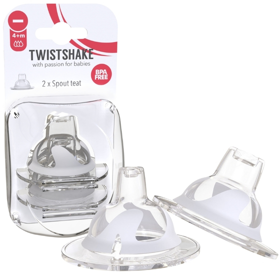 Ustnik niekapek do butelek 2 szt 4m+ Twistshake