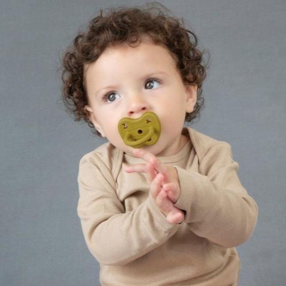 Smoczek anatomiczny 3-36m Olive Hevea