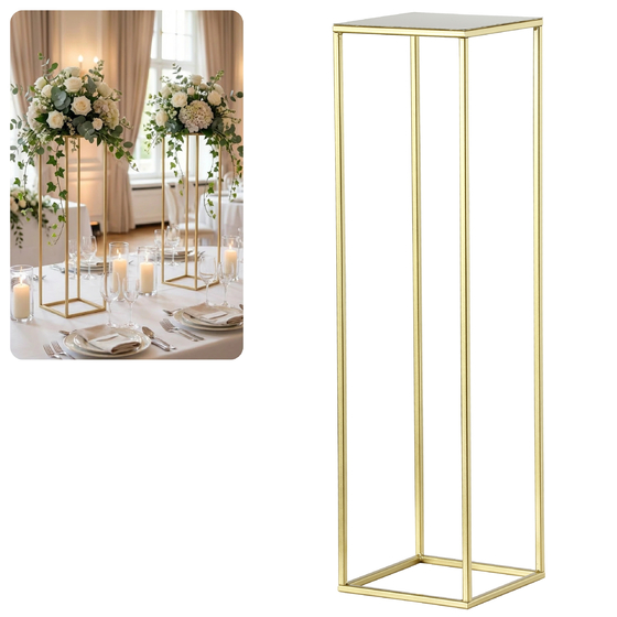 Kwietnik stojący metalowy stojak na kwiaty na jedną doniczkę PREMIUM 75 cm