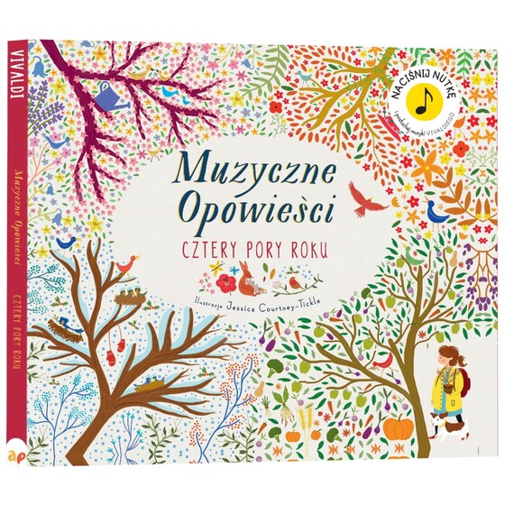 Muzyczne opowieści Cztery Pory Roku książka dźwiękowa Apipapi