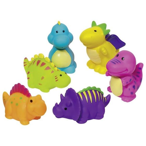 Zabawki do wanny kąpieli dinozaury Goki