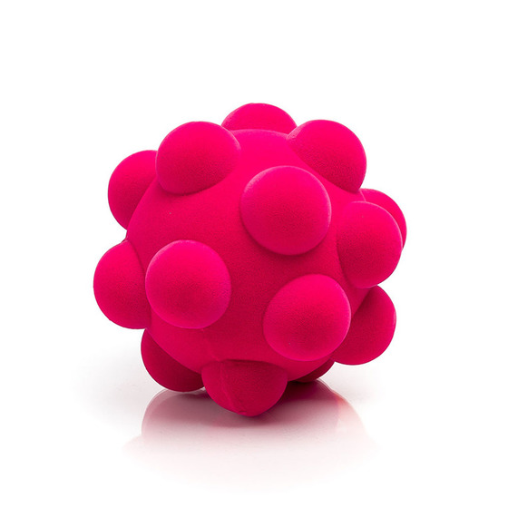 Piłka sensoryczna XL wirus różowa Rubbabu