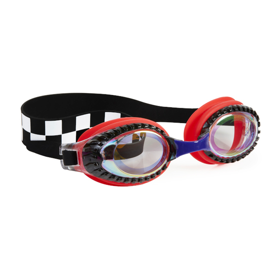 Okulary do pływania wyścigi czerwone Bling2o