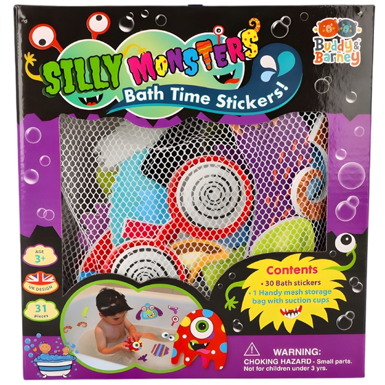 Naklejki do kąpieli wanny potworki Barney & Buddy