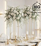 Kwietnik stojący metalowy stojak na kwiaty na jedną doniczkę PREMIUM 90 cm