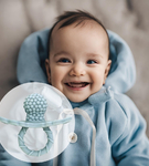 Gryzak soczysta malina niebieski RazBaby
