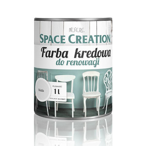 Farba restauracyjna kredowa 1,0 L biała Space Creation