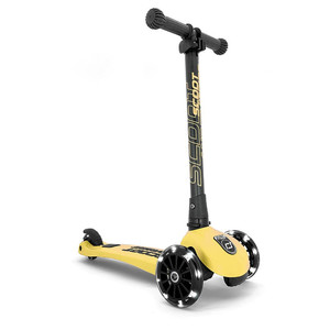 Hulajnoga składana ze świecącymi kółkami LED 3+ Lemon Scoot&Ride Highwaykick 3