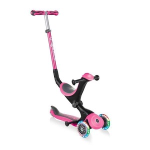 Hulajnoga 3w1 646 Deluxe Lights różowa GLOBBER  