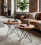 Stelaż noga do stolika kawowego STAR 40 cm czarna