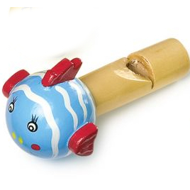 Drewniany gwizdek rybka niebieska Small Foot