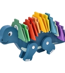 Dinozaur z cyferkowymi puzzlami Adam Toys