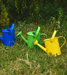 Konewka dla dziecka metalowa żółta Woody