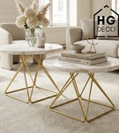 Stelaż noga do stolika kawowego DIAMOND 41 cm złota