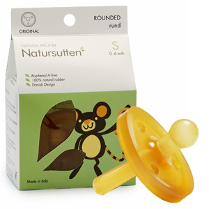 Smoczek kauczukowy hevea round S Natursutten