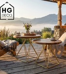 Stelaż noga do stolika kawowego DIAMOND 41 cm złota