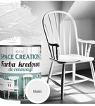 Farba restauracyjna kredowa 1,0 L biała Space Creation