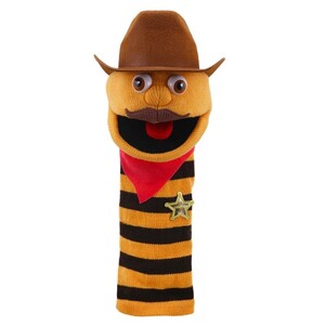 Pacynka na rękę kukiełka do zabawy w teatrzyk SOX Cowboy
