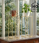 Kwietnik stojący metalowy stojak na kwiaty na jedną doniczkę PREMIUM 60 cm