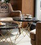 Stelaż noga do stolika kawowego STAR 50 cm złota