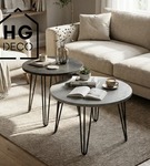 Metalowa noga hairpin legs do stolika kawowego trzy pręty noga loftowa TL45 cm