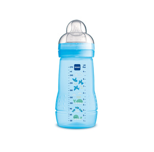 Butelka niemowlęca od 2 m-cy 270 ml niebieska Mam Baby