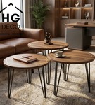 Metalowa noga hairpin legs do stolika kawowego trzy pręty noga loftowa TL40 cm