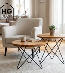 Stelaż noga do stolika kawowego STAR 40 cm czarna